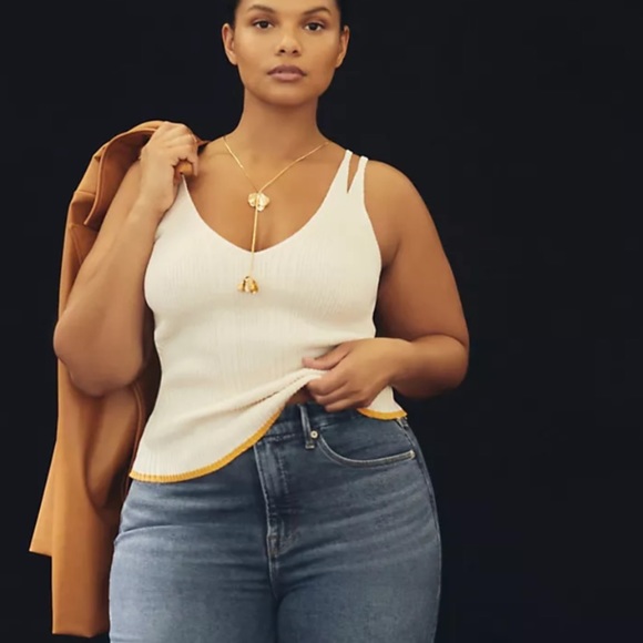 NWT Anthropologie Pilcro Double Strap Sweater Tank - Picture 3 of 4